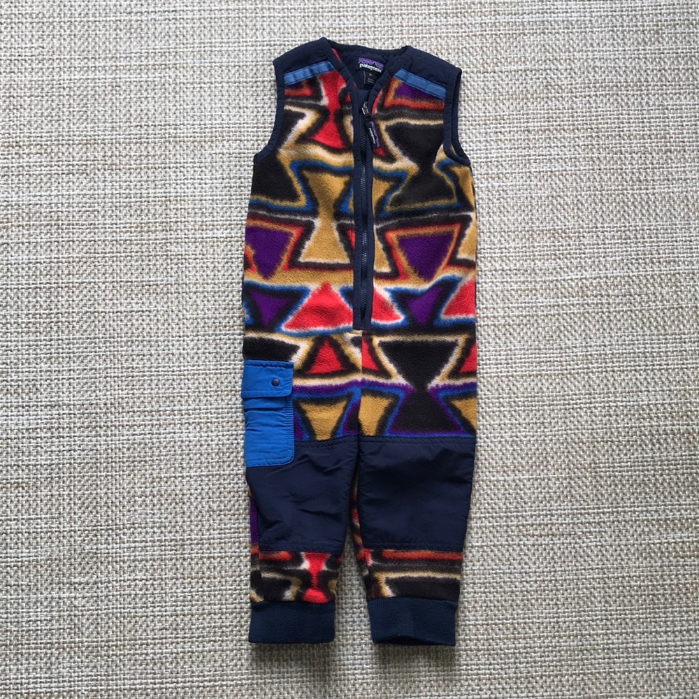 Patagonia Patched Jumpsuit (size 2T)